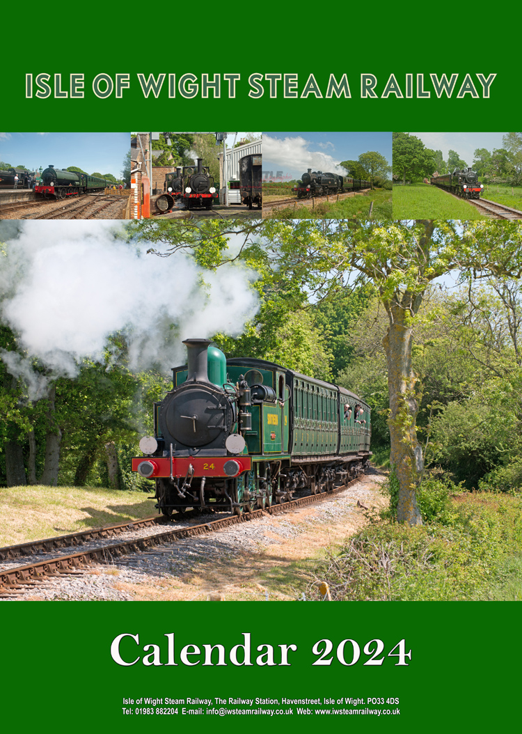 IWSR 2024 Calendar Isle of Wight Steam Railway