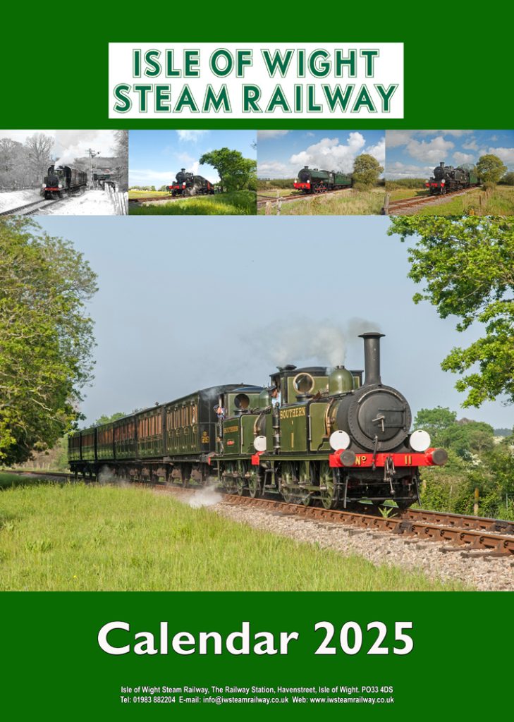 IWSR 2025 Calendar Isle of Wight Steam Railway